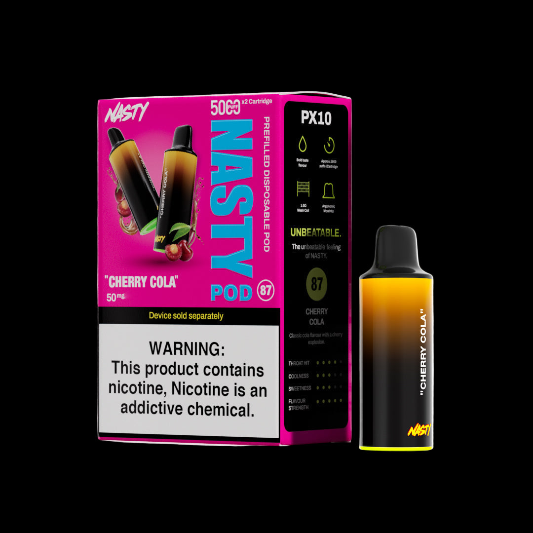 Nasty PX10 Prefilled Disposable Pods 2-Pack - 5%