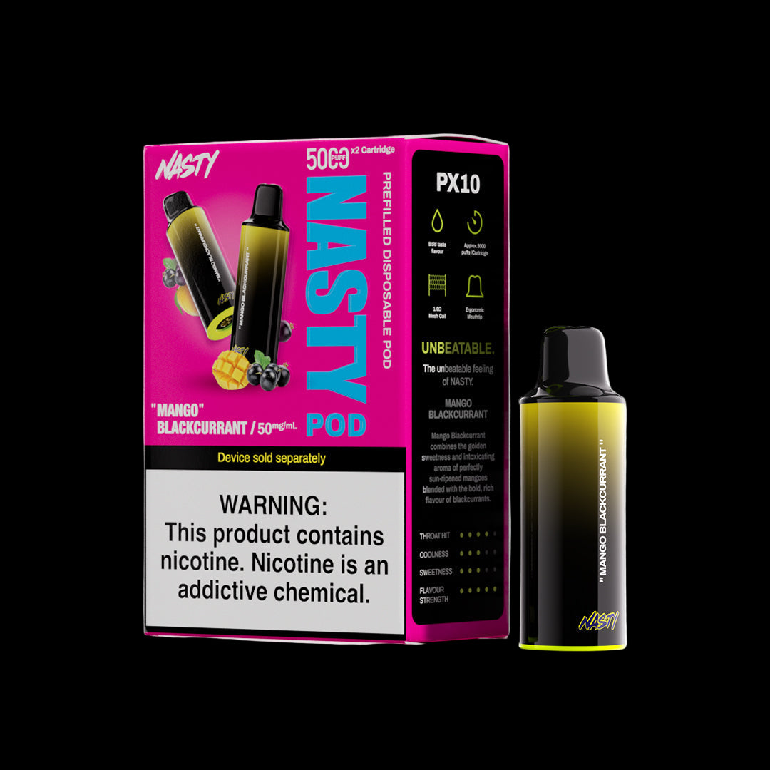 Nasty PX10 Prefilled Disposable Pods 2-Pack - 5%