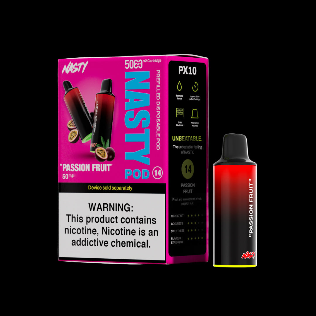Nasty PX10 Prefilled Disposable Pods 2-Pack - 5%